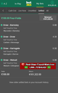 RED STAR FIXED - FIXED MATCHES